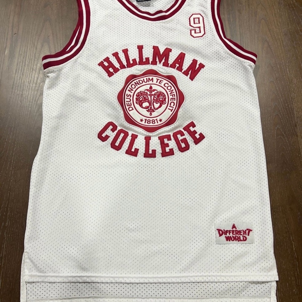 Hillman College Dwayne Wayne #9 A Different World Throwback Jersey Adult Size M